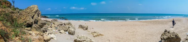 Vista panorâmica de uma praia — Fotografia de Stock