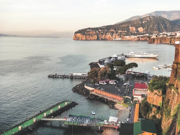 View Exquisite Coastline Picturesque Country Side Sorrento Campania Italy — Stock Photo, Image