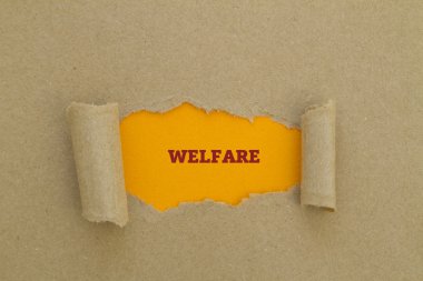 Refah yazıt karton delik içinde