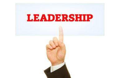 El işareti ile iş kavramı liderlik yazma