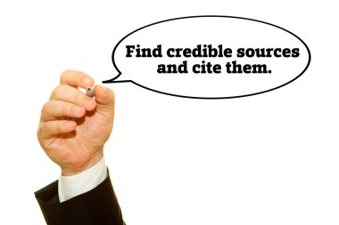 kırpılan yazma işadamı güvenilir kaynaklardan bulmak ve onları üzerinde beyaz izole Yazıtı alıntı