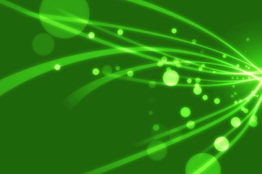 Soyut parlak çizgiler ve daire illüstrasyon