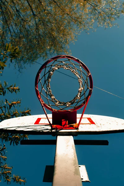Basketball Ring Sky — Stock Photo, Image