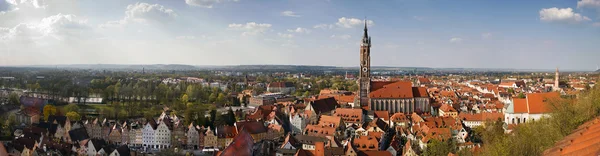 Castelo da cidade de Landshut Baviera — Fotografia de Stock