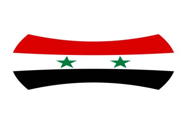 Syria flag illustration. Syria flag background illustration vector