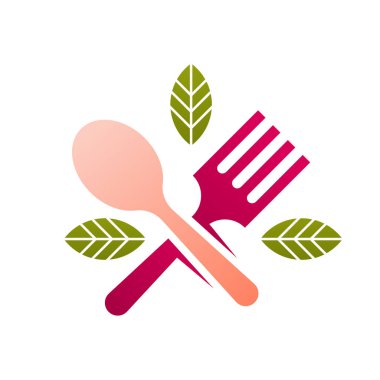 Fresh food logo icon vector. Food logo design concept. Food logo icon template