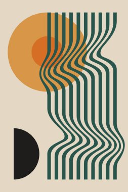 Bauhaus, cesur şekilli soyut geometrik duvar sanatına ve posterler, sanat eserleri ve iç dekorlar için çağdaş tarzına ilham kaynağı oldu..