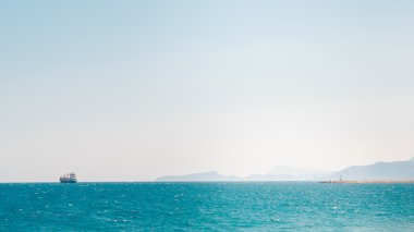 Deniz, plaj Antalya Türkiye, seyahat gemi