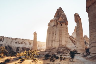 Vadi, kayalar ve taşlar Kapadokya, Türkiye