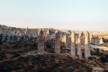 Vadi, kayalar ve taşlar Kapadokya, Türkiye