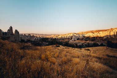 Vadi, kayalar ve taşlar Kapadokya, Türkiye