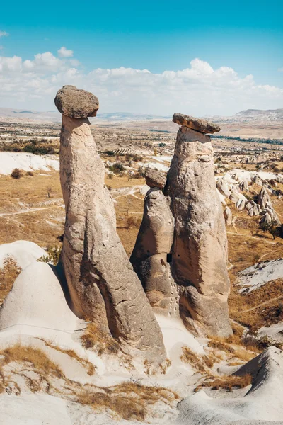 Valley, Rocks and Stones of Cappadocia, Turkey — Stock Photo, Image