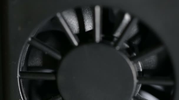 Computer fan, macro — Stockvideo