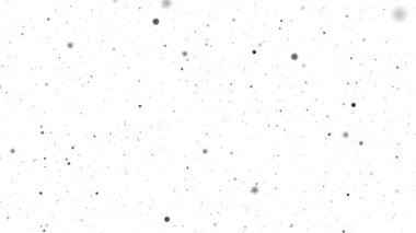 Kaplama veya luma mat efektleri için beyaz arkaplan üzerine düşen siyah parçacıklar