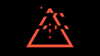 Arıza Uyarı Tehlike İşareti, Üçgen 'de Ünlem İşareti, Dijital Bozukluk