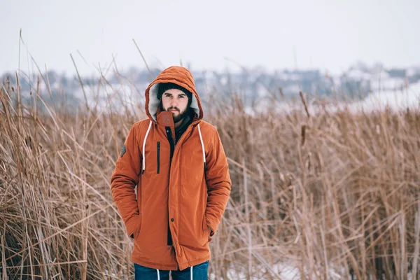 Sakallı bir adamın portresi.