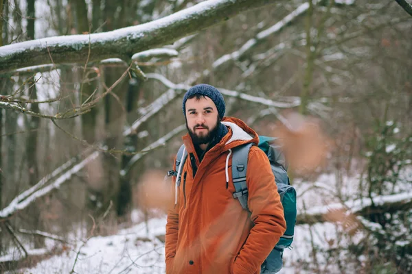 Portret van een man met baard — Stockfoto