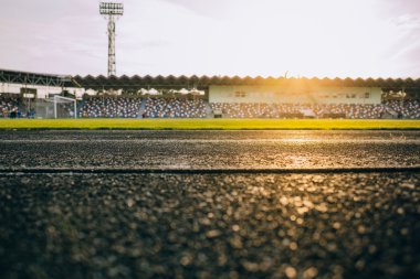 Sporcular için koşu pisti 