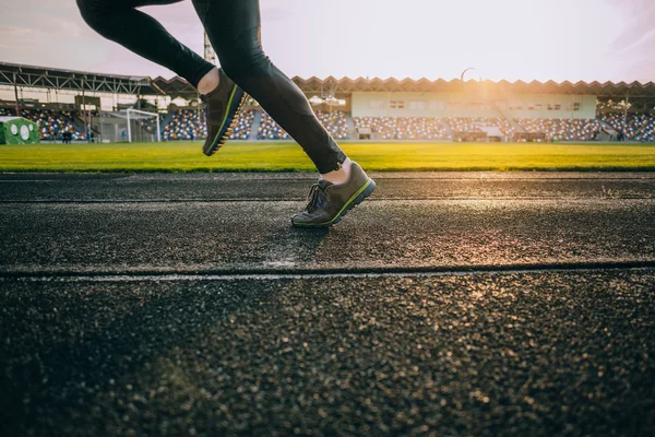 Sprintern Ben på start — Stockfoto