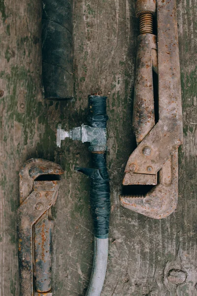 Roest metalen gereedschappen — Stockfoto