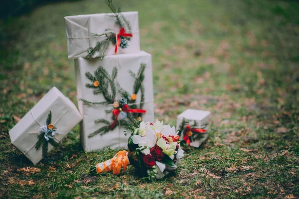 結婚式装飾ボックス — ストック写真
