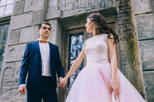 Married couple by the window — Stock Photo, Image