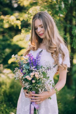 Rustik buket gelinle 