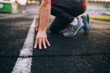 Sprinter bacaklarını başlangıç
