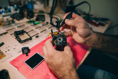 Adam sabitleme kamera