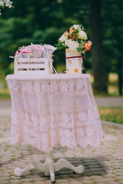 Çiçek düğün dekorasyonu