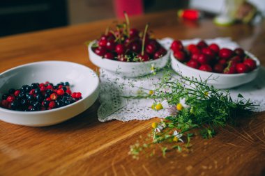 Yaz meyveleri plakaları