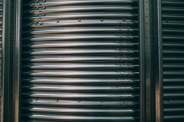 Detalj av stål silo — Stockfoto