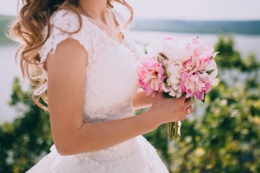 güzel bir gelin düğün yürüyüş