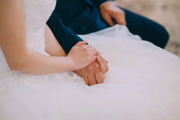 Pareja casada en la ceremonia de boda — Foto de Stock