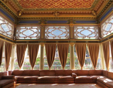 Salotto turco con giardino