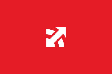 Modern Trendy Business Growth Arrow Logo Tasarımı