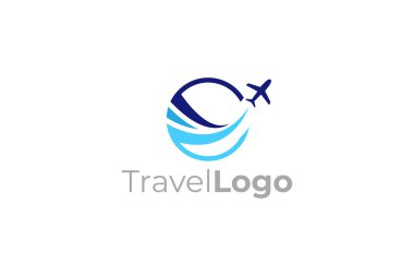 Minimal Muhteşem Moda Seyahat Logosu Tasarım Şablonu