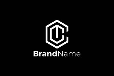 Modern ve Yaratıcı Markalar için T C Harfi Çokgen Logo Tasarımı