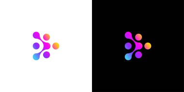 Dijital Yenilik ve Teknoloji Markalaşması için Modern Arrow Teknoloji Logosu