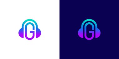 G Harfi Müzik, Podcast, Akış ve Ses Teknolojisi Markası Kulaklık Şablonu