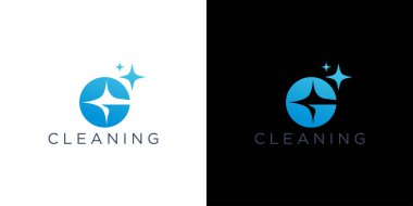 Modern Harf G Temizlik Logosu Temizlik ve Temizlik Markası Tasarımı