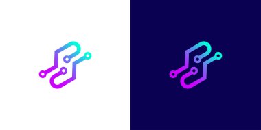 Kurumsal bilişim sektörü için Temiz Minimal S Tech logosu