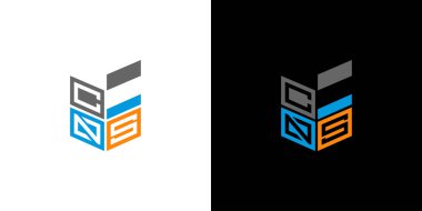 Harf CNS Biçimlendirme Panelleri İnşaat ve İnşaat Şirketi Logo Tasarımı