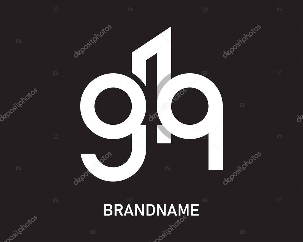 Letter gq logo design template