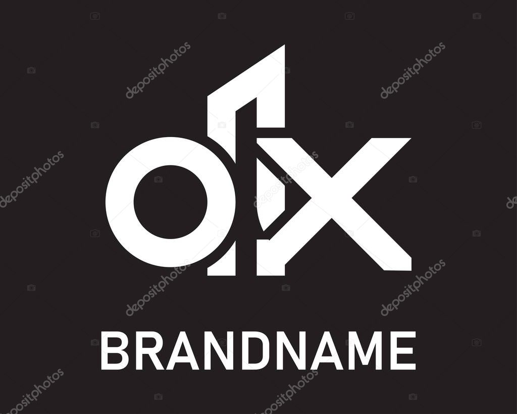 Letter ox logo design template