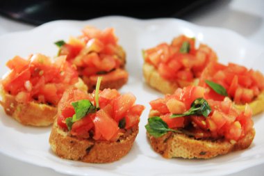 Bir büfe tablo Snacks