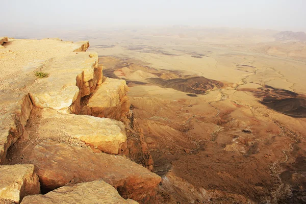 Deserto de Negev e cratera Ramon . — Fotografia de Stock