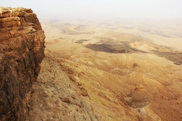 Deserto de Negev e cratera Ramon . — Fotografia de Stock