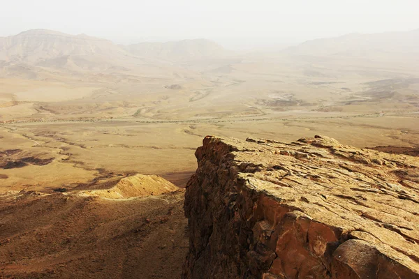 Deserto de Negev e cratera Ramon . — Fotografia de Stock