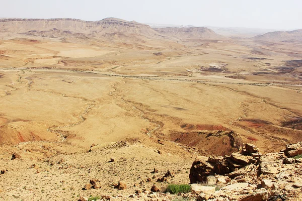 Negev desert and Ramon crater. — Stock Photo, Image